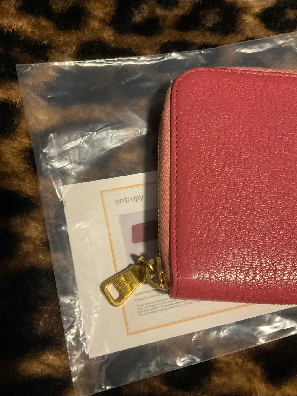 GUC Miu Miu Pink Continental Full Zip wallet